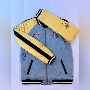 Scotch & Soda Embroidered Bomber Jacket. Varsity … - image 1